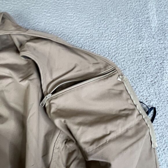 Vintage Columbia Sportswear Fly Fishing Vest Men Large Khaki Beige Tackle FM1010 - Picture 7 of 14